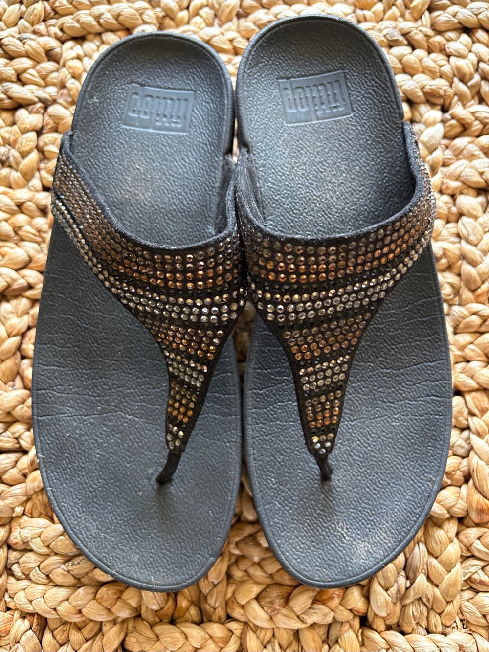 FitFlop Microwobbleboard Strobe sandals-size 7